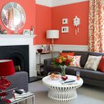 Red Living Room decoration