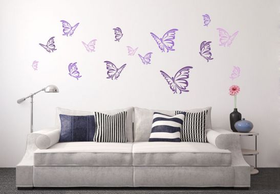 Redecorate your walls with variable wall stickers