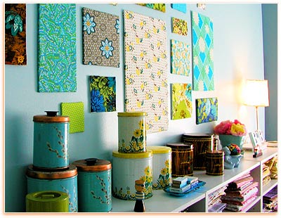 Fabric Wall Decorating