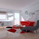 Contemporary Metal Wall Sculpture for Living Room