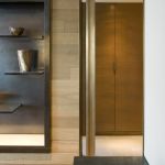 Contemporary Living Room With Decorative Metal Wall Panels