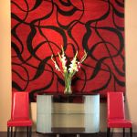 Fabric Wall decoration in Living room