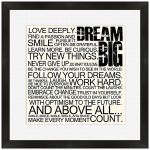 Dream Big Framed Wall Hanging