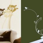 Fancy wall sticker decoration