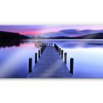 Lake Panorama Glass Art