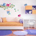 Branch with Brids Family Wall sticker
