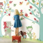 Jungle wall decoration for kids room
