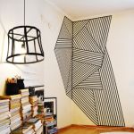 Wall decoration with tape
