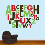 Alphabet wall decoration for kids room