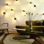 Fancy Lights Living Room Wall Decoration