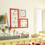 Tablecloth wall art