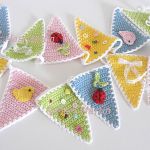 Crochet Bunting Garland wall decor