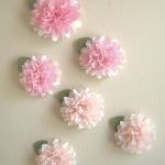 Tissue Paper Pom Pom wall Decals