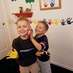 Handprint Border Wall Art