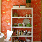 Kitchen shelf wall decoration