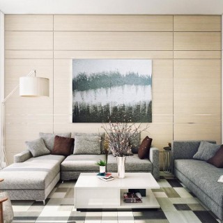 Contemporary Living Room Wall Art