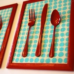 Cutlery wall decoration for kitchen
