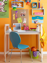 Kids room wall decoration for study area