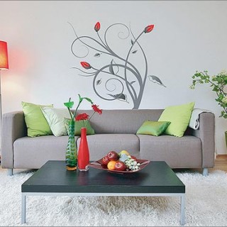 Living room wall decoration