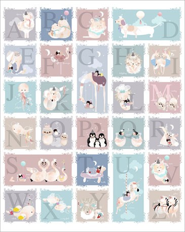 Alphabet Canvas wall art