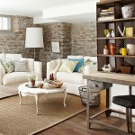 Brick wall decoration for Living Room