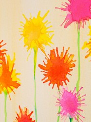 WaterColor Wall Decoration for kids room