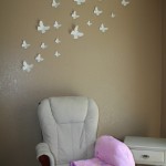 3D Butterfly wall art