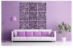 Zebra print wall decoration