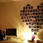 Wall Decoration by Using Photos and Stickers