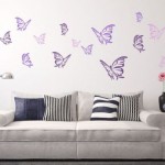Butterfly Impression Wall Stickers