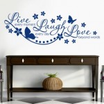 Live, Laugh and Love Wall Sticker