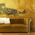 Lying Leopard Wall sticker