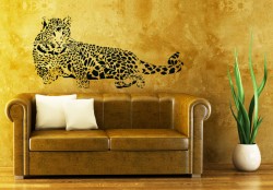Lying Leopard Wall sticker