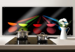Colourful Spoons - Panorama - Kitchen Splashback